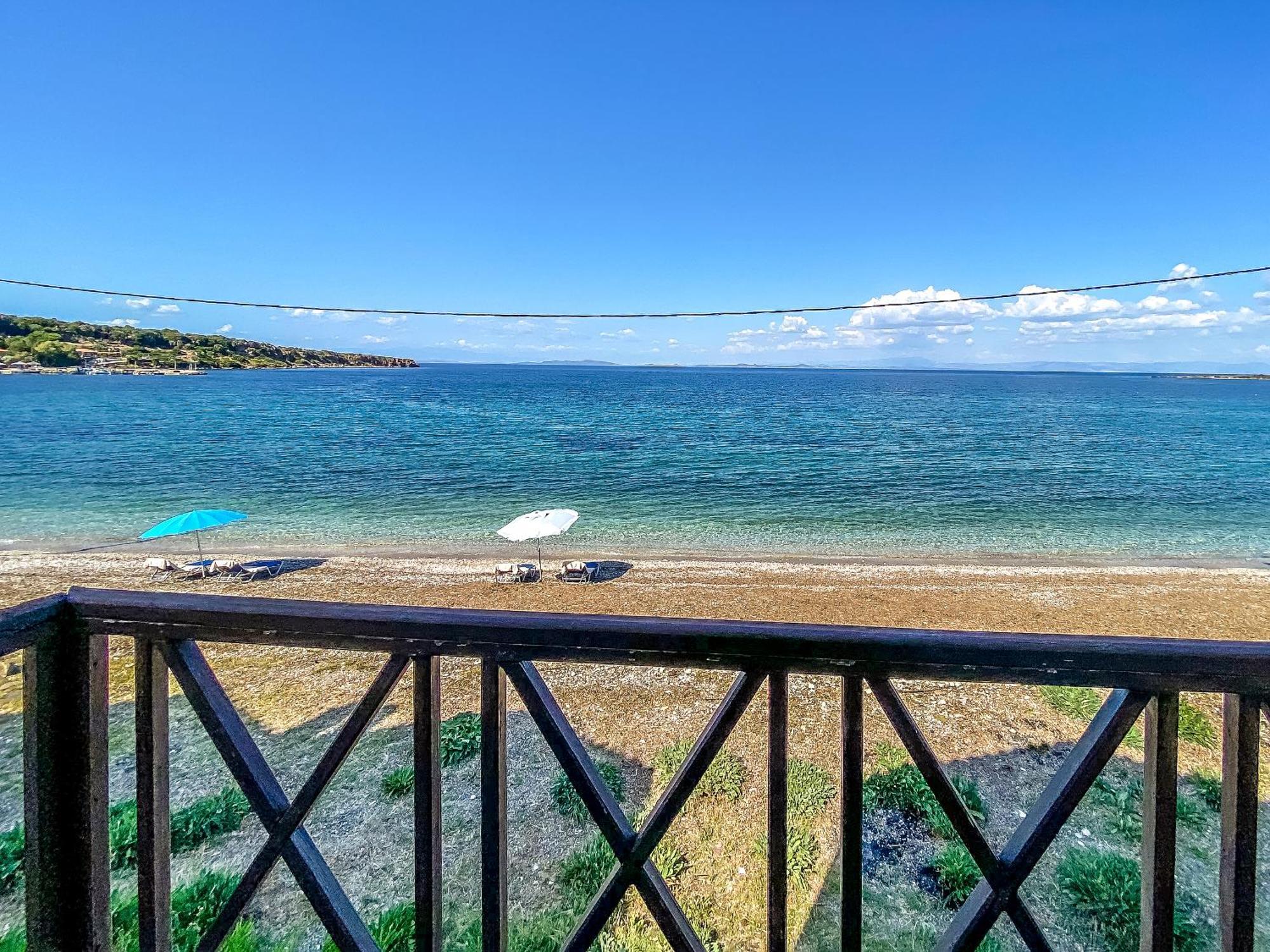 Kyparissis Beach Houses Skala Mistegnon Esterno foto