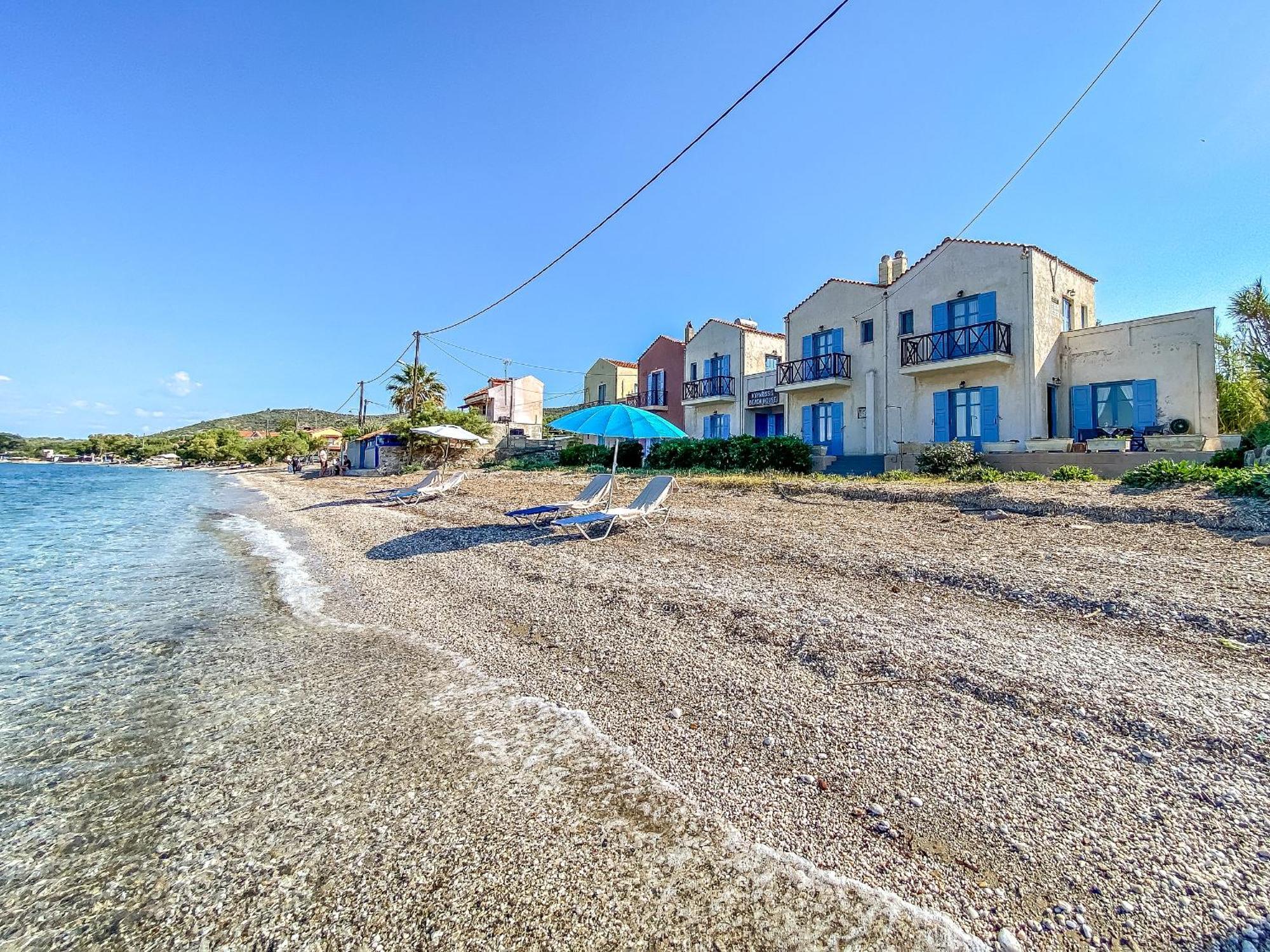 Kyparissis Beach Houses Skala Mistegnon Esterno foto